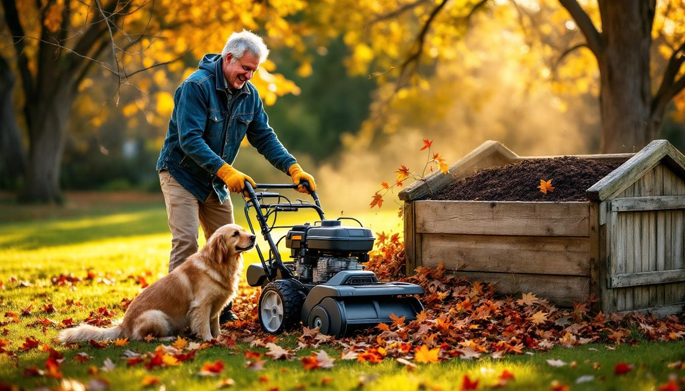 bladeren opruimen zonder hark of rugpijn? ontdek deze onbekende oplossing die bladeren direct omzet in compost en je tuin moeiteloos schoonhoudt.