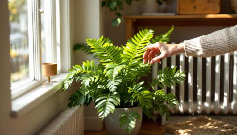ontdek de minimale afstand die planten tot een radiator moeten hebben om gezond te blijven en uitdroging te voorkomen.