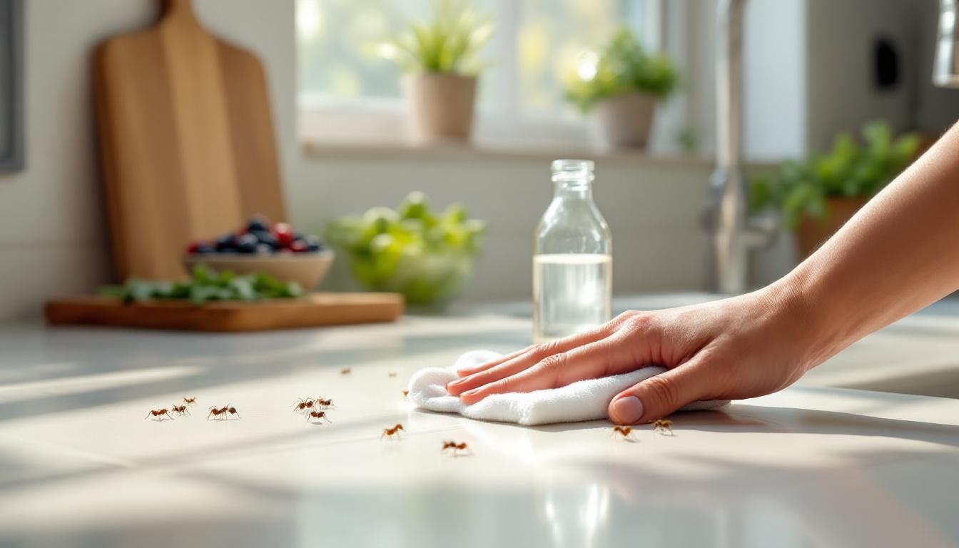 ontdek hoe je met dit eenvoudige keukenmiddel mieren op een natuurlijke en gifvrije manier buiten houdt. veilig voor huis en gezin!