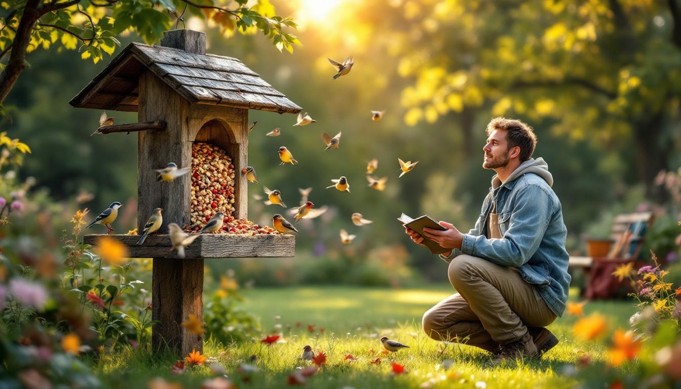 ecologen bevestigen dat samengesteld vogelvoer 40% effectiever is dan alleen zonnebloempitten, wat zorgt voor een betere voeding en meer vogels in je tuin.