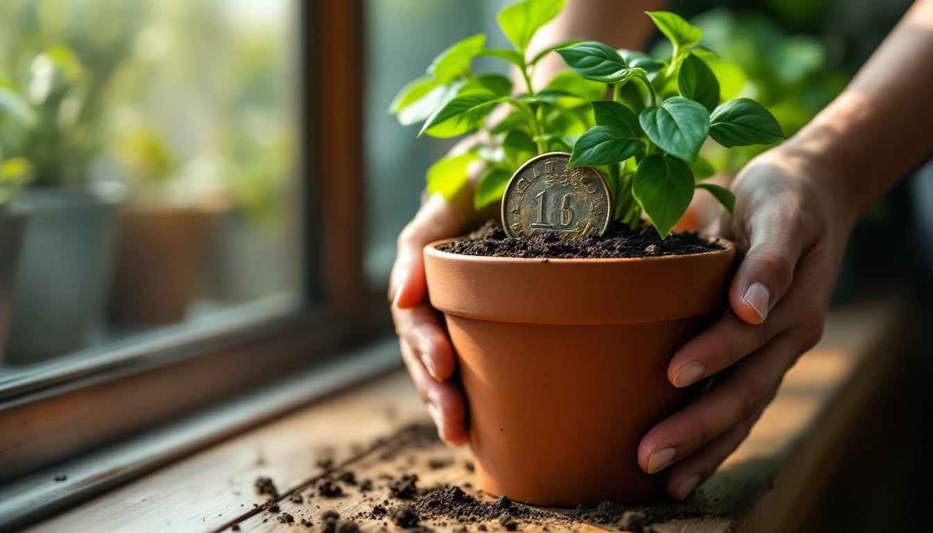 ontdek hoe een oud trucje met een muntstuk in de bloempot je planten kan helpen gezonder en sterker te groeien. simpel en effectief voor een groene thuisomgeving.