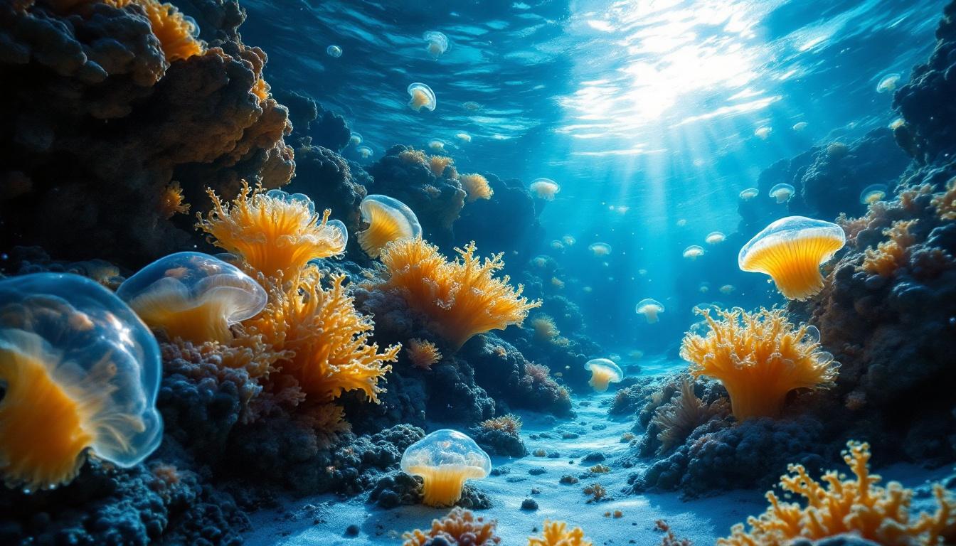 ontdek hoe de allereerste dieren op aarde eruitzagen zonder hersenen, hart of ogen. een fascinerende blik op de oorsprong van het dierenrijk.