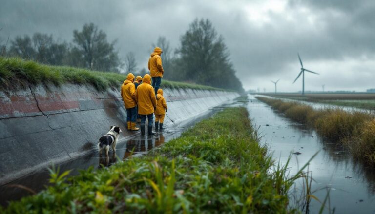 ontdek hoe veilig onze dijken zijn bij aanhoudende regenval en welke maatregelen worden genomen om overstromingen te voorkomen.