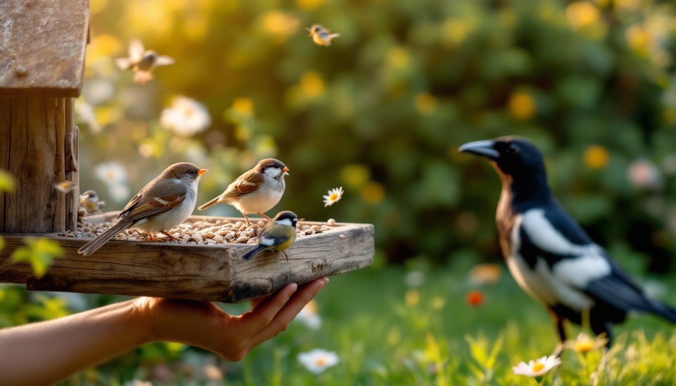 last van eksters bij uw voederplaats? ontdek een eenvoudige aanpak om kleinere vogels te helpen en rust te creëren in uw tuin.