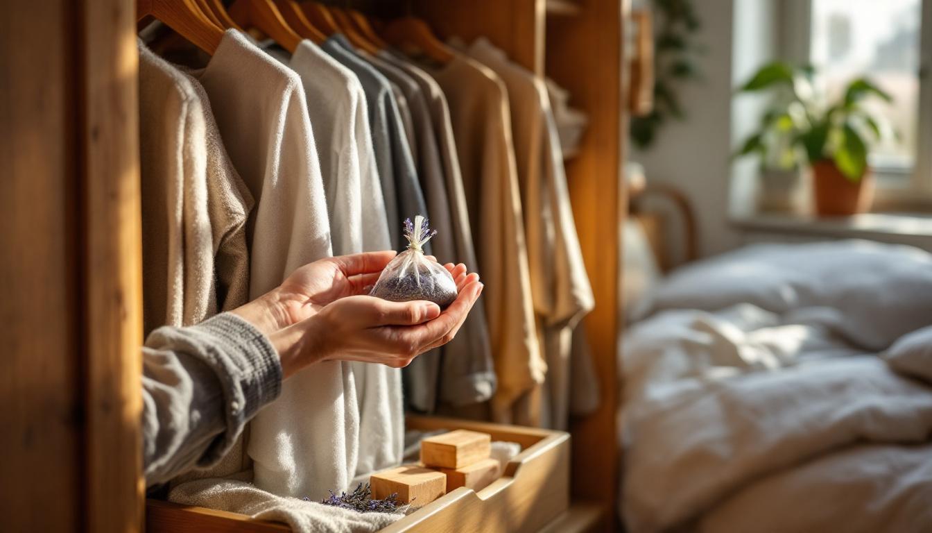 ontdek dit eenvoudige trucje om motten uit je kledingkast te houden en je kleren te beschermen tegen beschadiging.