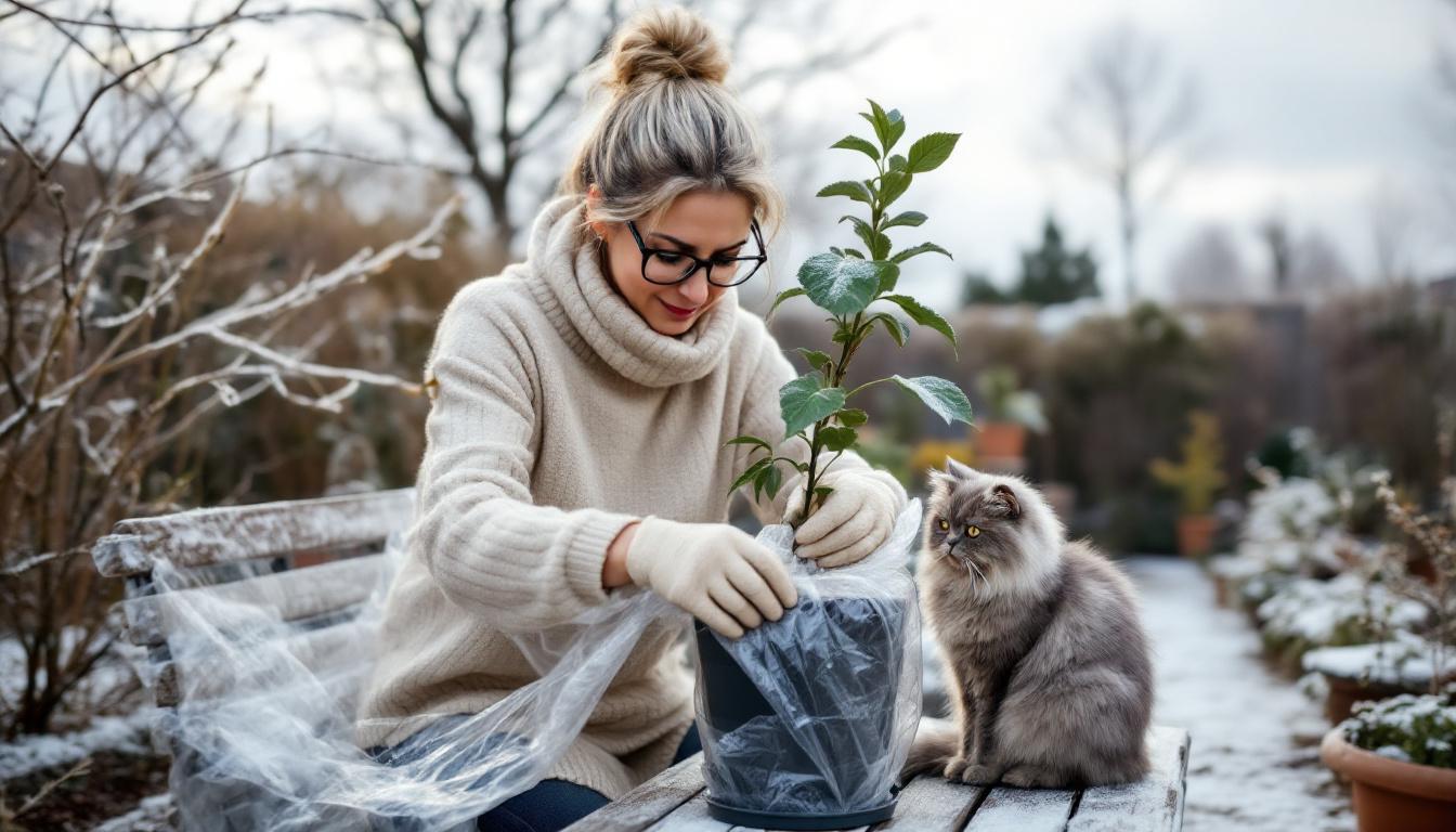 na kerst afval? gebruik bubbelplastic om je planten perfect te beschermen tegen vorst. houd je tuin gezond en veilig tijdens de winter.