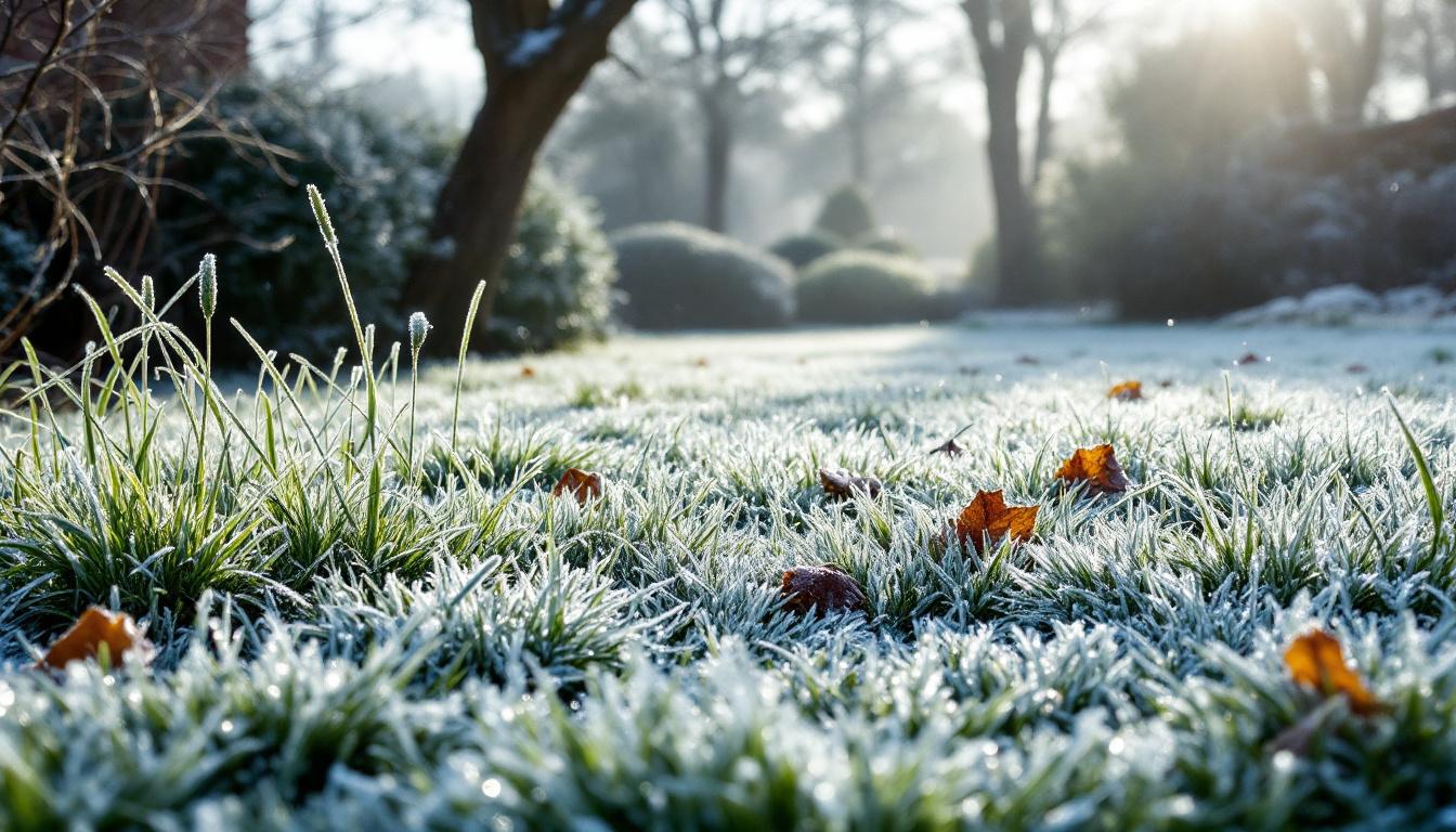 loop niet over een bevroren gazon om schade te voorkomen. ontdek waarom de gevolgen van bevriezing pas in het voorjaar zichtbaar worden en hoe u uw grasmat het beste kunt beschermen.