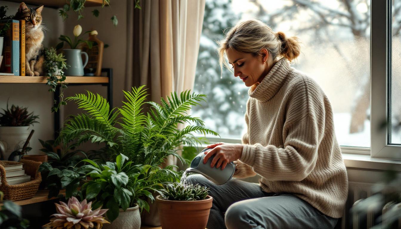 ontdek waarom bepaalde planten in de winter juist meer water nodig hebben en leer hoe je ze optimaal verzorgt tijdens het koude seizoen.
