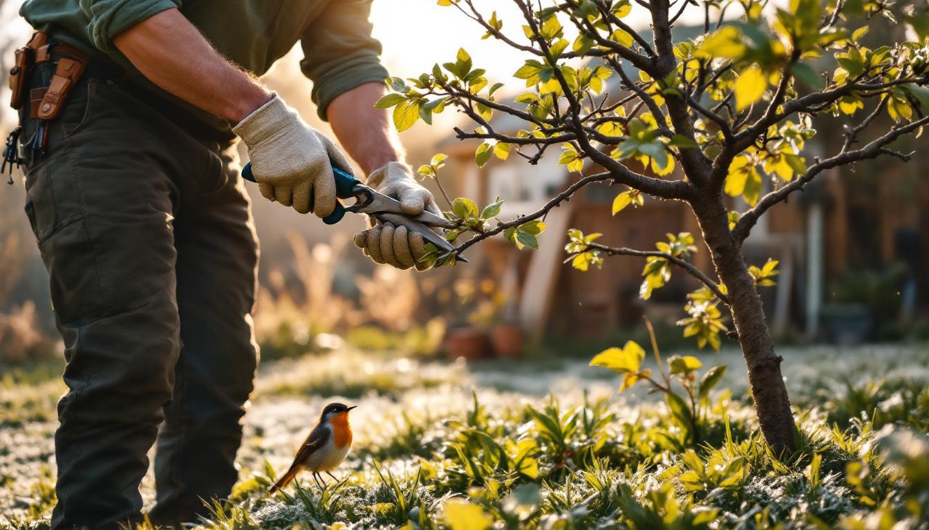 snoeien tussen 10 en 14 uur is het ideale moment zodra de vorst voorbij is, omdat planten dan het beste kunnen herstellen en groeien.