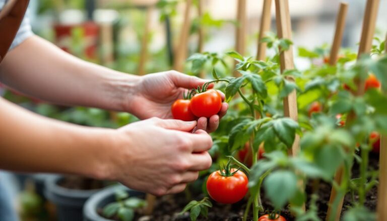 ontdek hoe je succesvol tomaten in potten op je balkon kunt kweken en leer waar je echt op moet letten voor een rijke oogst.