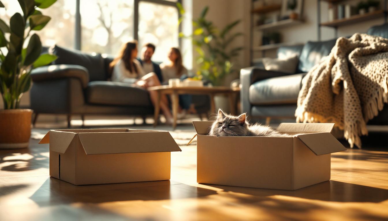 ontdek waarom katten liever in dozen kruipen dan in dure luxe mandjes, en leer meer over hun unieke voorkeuren en gedragingen.