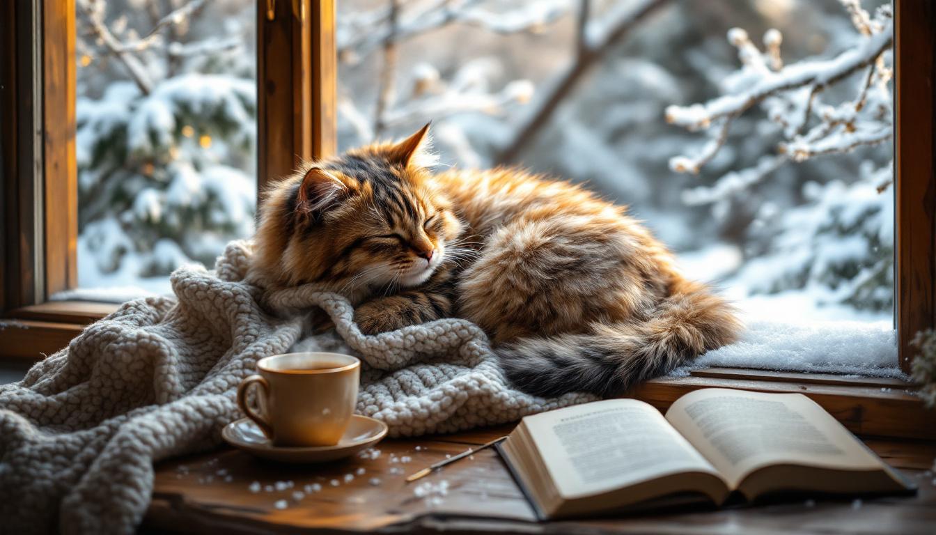 ontdek waarom katten in de winter plotseling veel meer slapen en wat dit betekent voor hun gezondheid en welzijn.