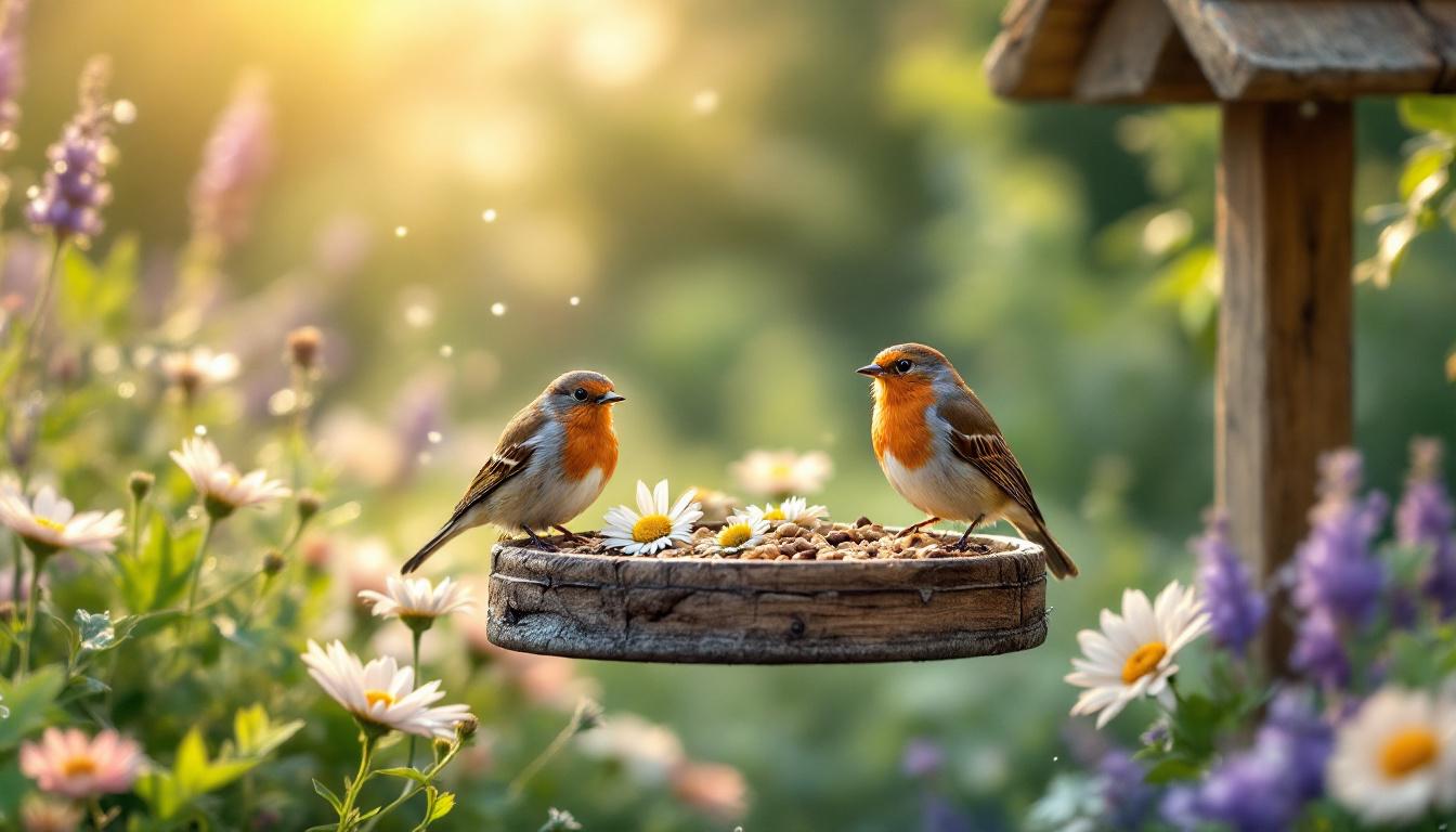 ontdek waarom tuinvogels vooral 's ochtends bij uw voederplek verschijnen en hoe u kunt genieten van hun ochtendbezoek in uw tuin.