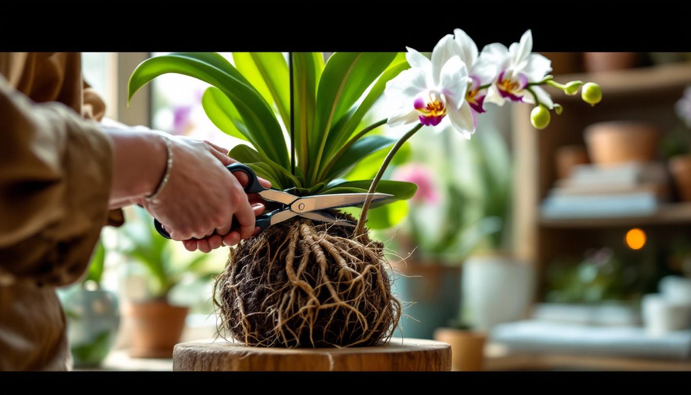 ontdek wanneer en waarom het belangrijk is om orchideewortels te snoeien volgens experts, voor gezonde en bloeiende orchideeën.