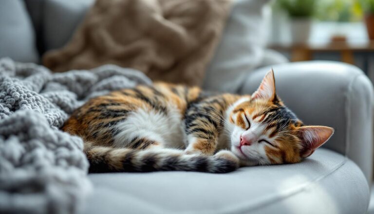 ontdek wat de slaaphouding van je kat kan vertellen over haar gezondheid en welzijn. leer hoe je aan haar houding kunt zien of ze zich goed voelt.