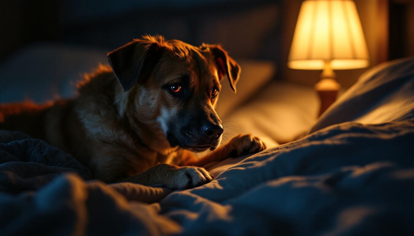ontdek wat je hond je probeert te vertellen als hij 's nachts onrustig is en leer hoe je hem kunt helpen rustiger te slapen.