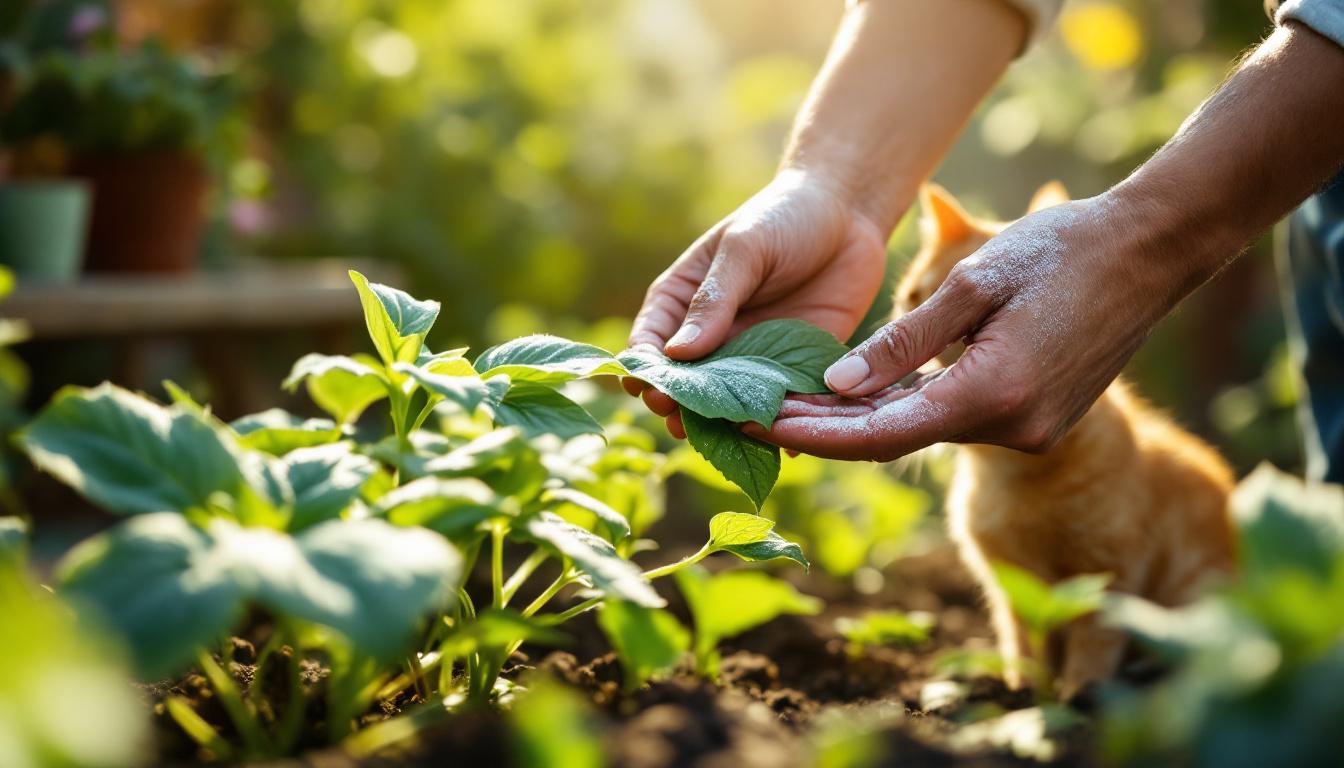 ziet u witte aanslag op uw planten? lees hier hoe u dit effectief kunt bestrijden en uw tuin gezond houdt voordat de lente begint.