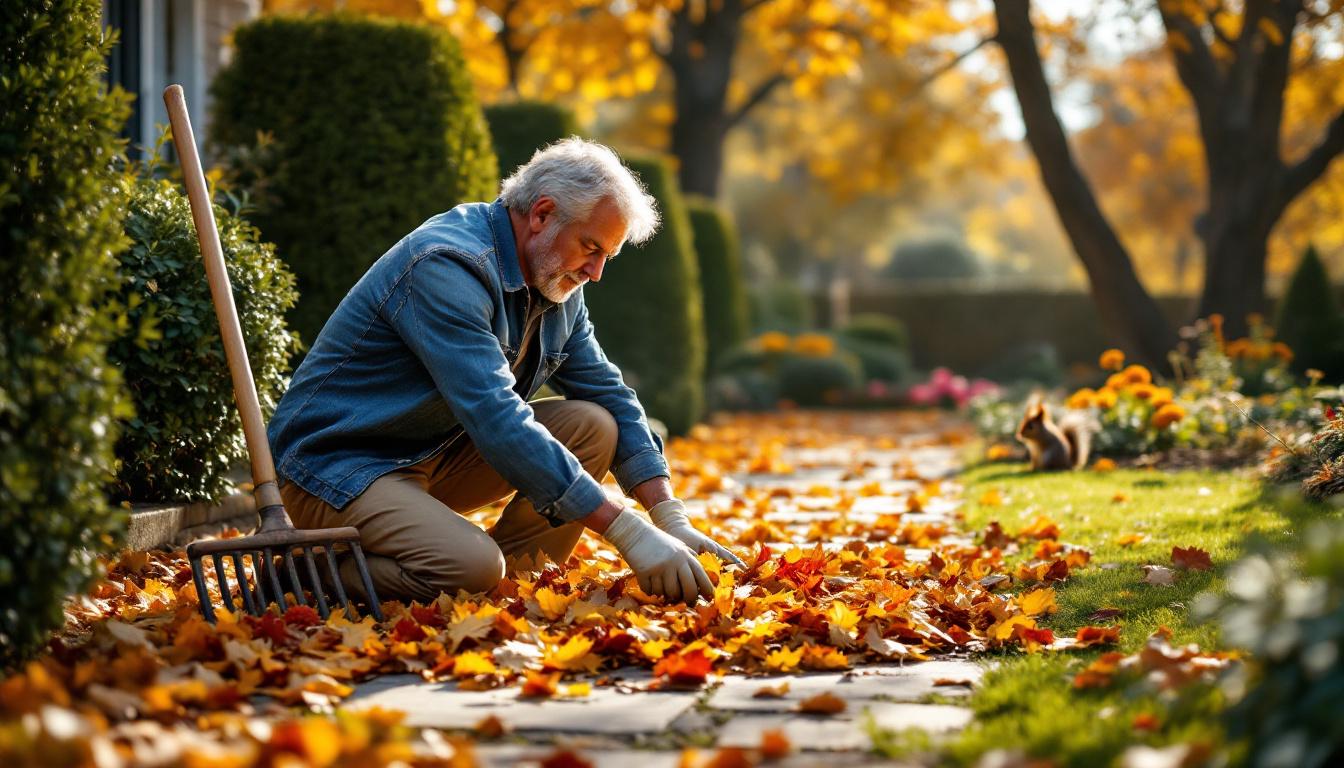 leer hoe u gratis en ecologisch bodembedekking maakt van gevallen bladeren voor een gezonde tuin.
