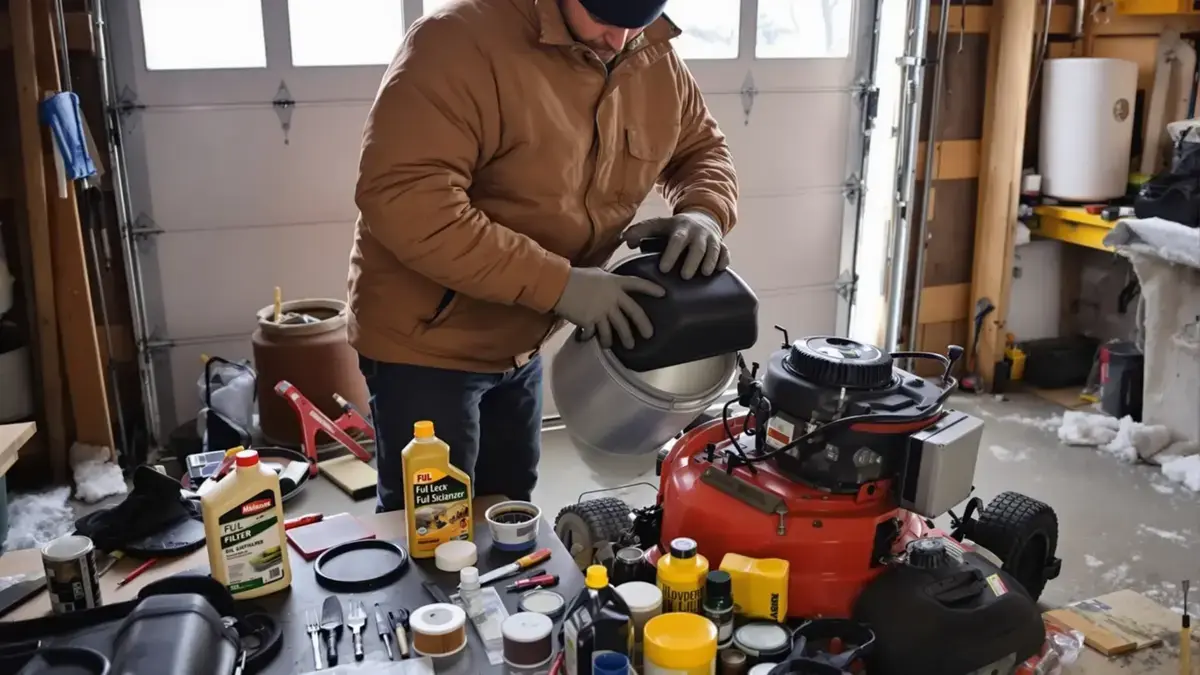 Grasmaaier: benzine in de winter laten zitten beschadigt de motor, dit is de juiste routine om te volgen