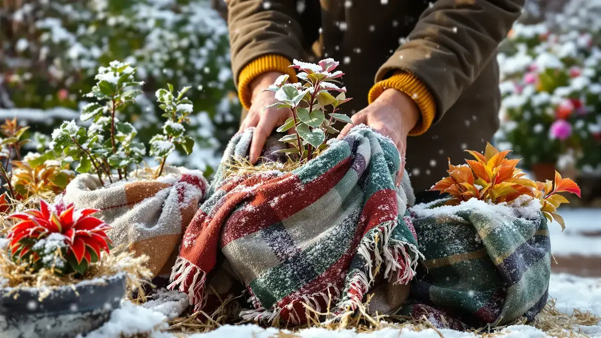 Bevroren potgrond in de winter? Met deze eenvoudige truc blijven de wortels warm