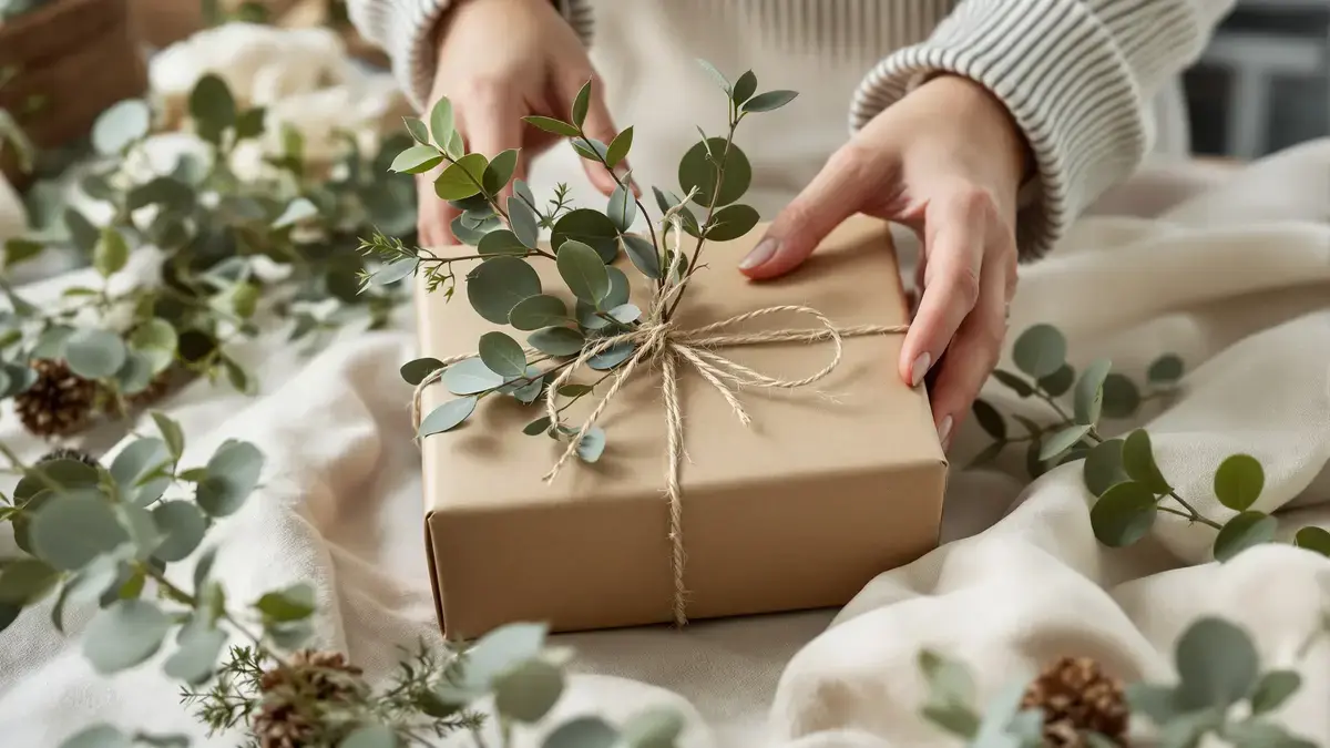 Cadeauverpakkingen: verse takken volstaan om papier en plastic te vermijden
