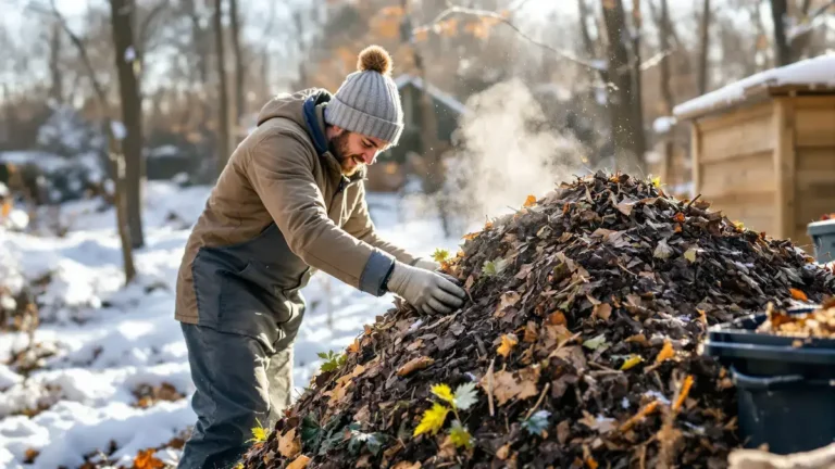 Composteren in de winter: dit doen veel mensen verkeerd (en wat je in plaats daarvan moet doen)