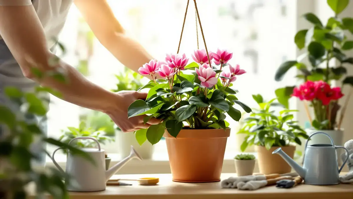 Heeft uw cyclaam hangende bloemen? Deze veelvoorkomende verzorging doet hem meer kwaad dan goed