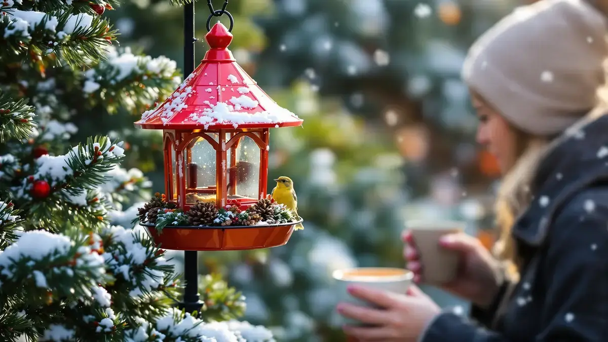 In december verandert dit kleine gele vogeltje de tuin – het essentiële detail om het aan te trekken en tegen de kou te beschermen
