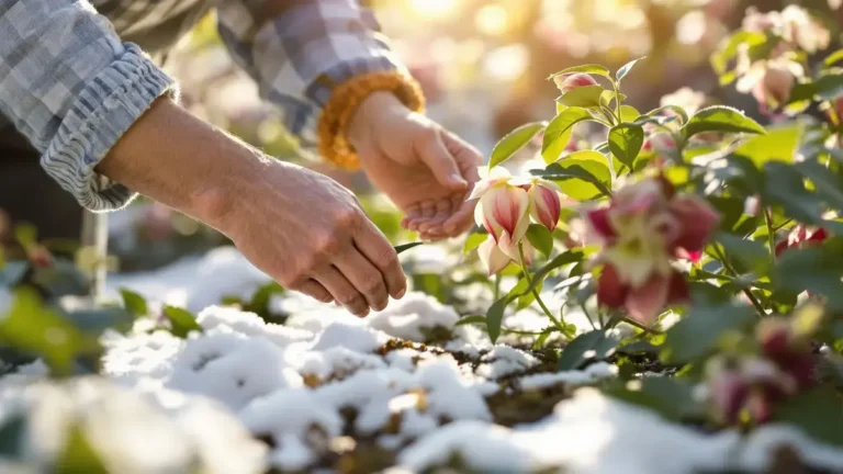 Na de feestdagen bevordert een subtiele ingreep de hernieuwde bloei van kerstrozen