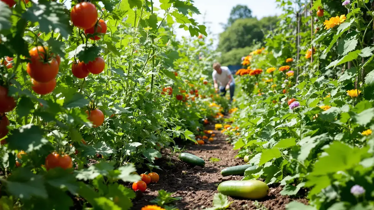 Sommige combinaties van planten beperken op natuurlijke wijze slakken en bladluizen in de moestuin