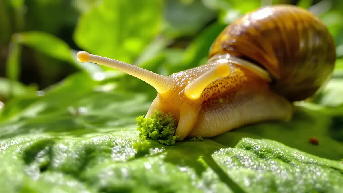 De tong van de slak telt bijna 20.000 tanden – en hun werkelijke rol is veel verrassender dan men zich voorstelt