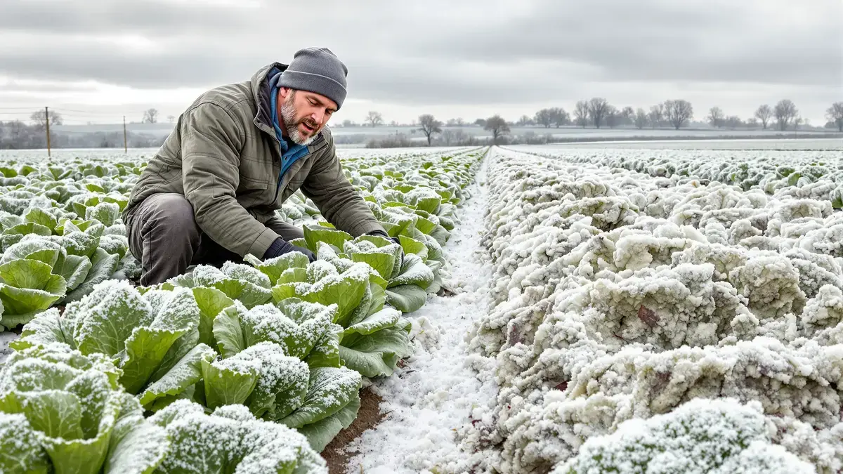 Vorst aangekondigd: zonder deze natuurlijke bescherming overleeft uw sla de negatieve temperaturen niet