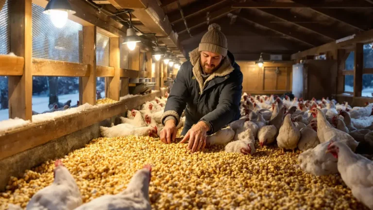 Laat de winter de eierproductie van uw kippen niet vertragen: een alledaags ingrediënt kan die weer op gang brengen.