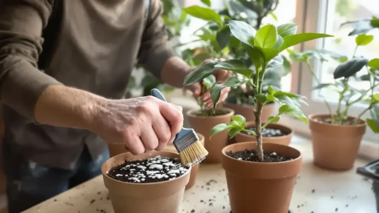 Witte schimmel in potten: de vochtigheid die planten en de binnenlucht aantast