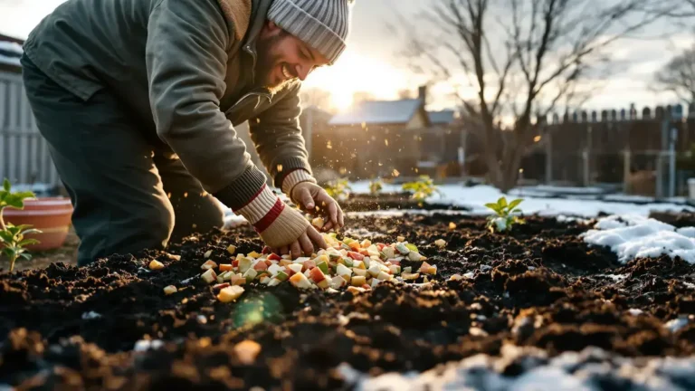 Na de feestdagen verandert dit feestgerecht de grond van de moestuin zelfs midden in de winter