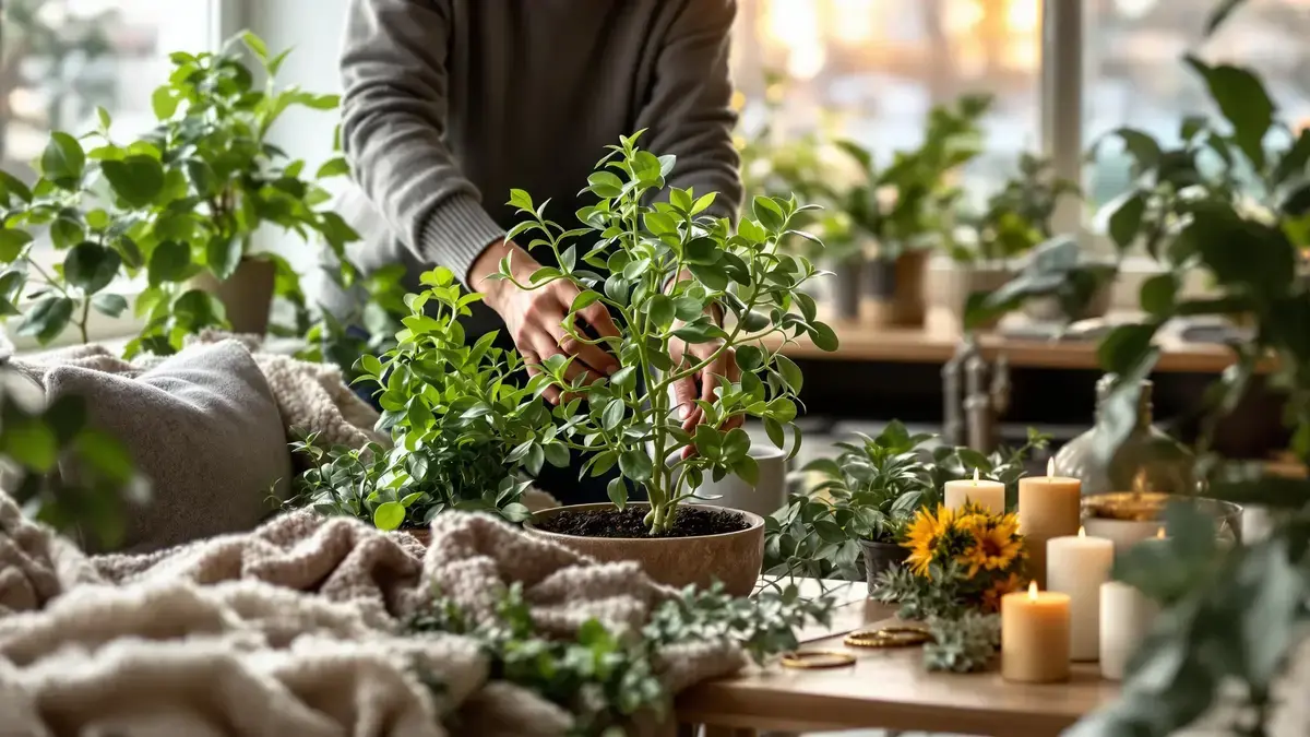 Om in de winter geluk en voorspoed aan te trekken, vinden deze planten hun ideale plek bij de jadeboom